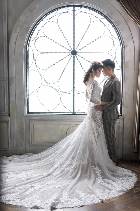 中式婚紗、台中婚紗店、台中婚紗推薦、婚紗照推薦、華納婚紗評價