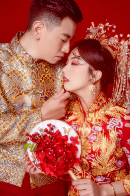 中式婚紗,桃園婚紗店,桃園婚紗推薦,婚紗照推薦,華納婚紗評價