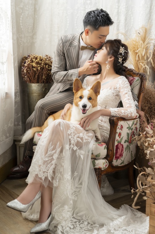 中式婚紗、台中婚紗店、台中婚紗推薦、婚紗照推薦、華納婚紗評價