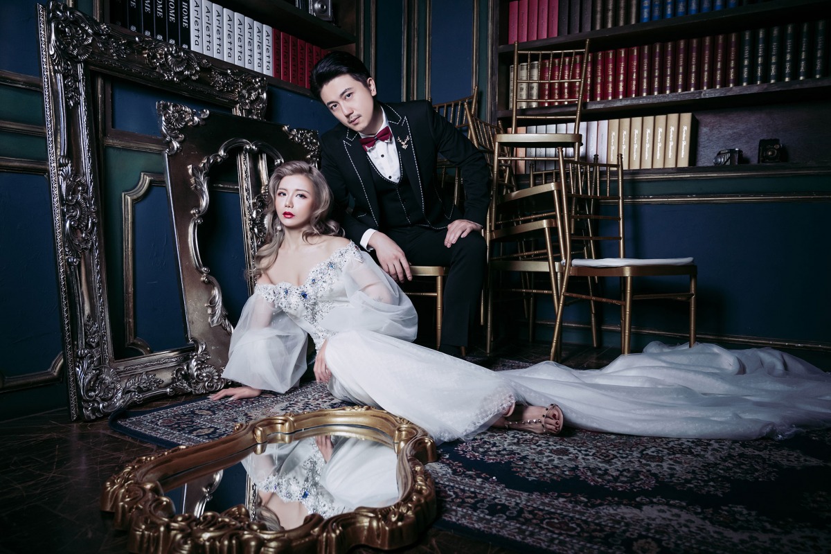 台中婚紗店,台中婚紗推薦,婚紗照推薦,華納婚紗評價,個性婚紗,中式婚紗