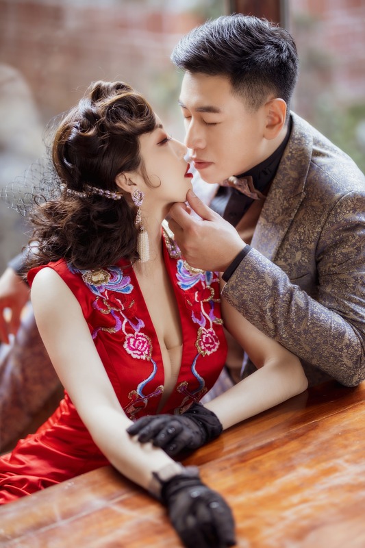 中式婚紗,桃園婚紗店,桃園婚紗推薦,婚紗照推薦,華納婚紗評價