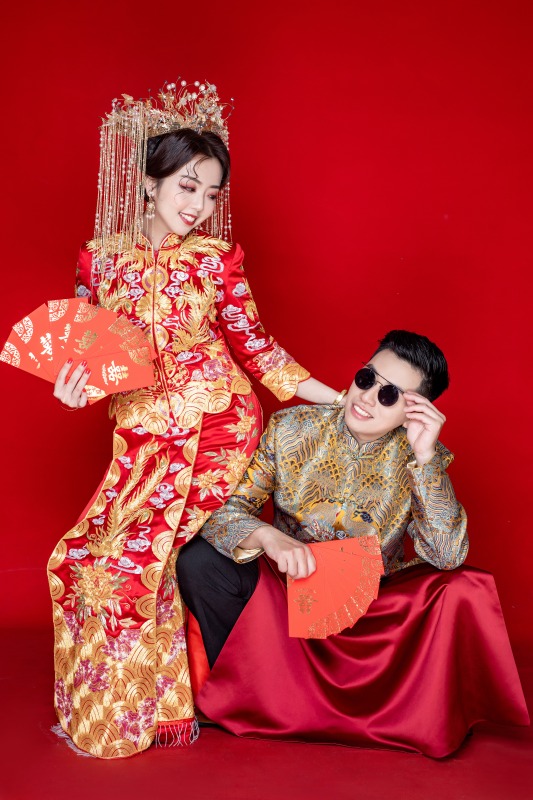 中式婚紗,桃園婚紗店,桃園婚紗推薦,婚紗照推薦,華納婚紗評價