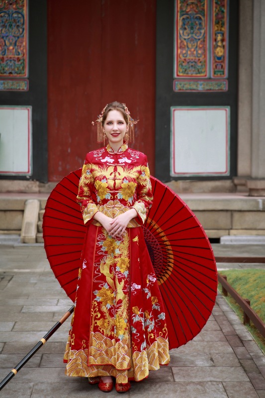 中式婚紗、婚紗照推薦、桃園婚紗店、桃園婚紗推薦、華納婚紗評價