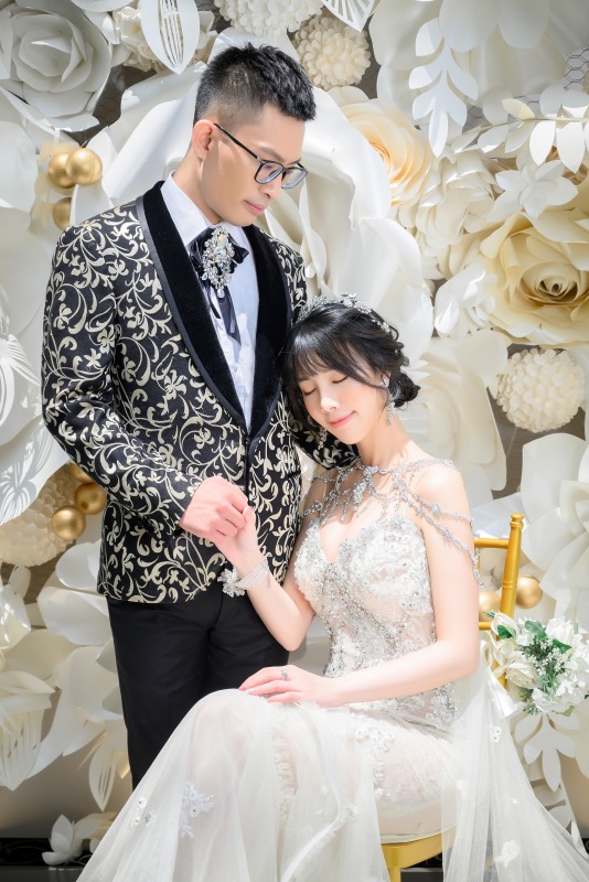 中式婚紗、台中婚紗店、台中婚紗推薦、婚紗照推薦、華納婚紗評價