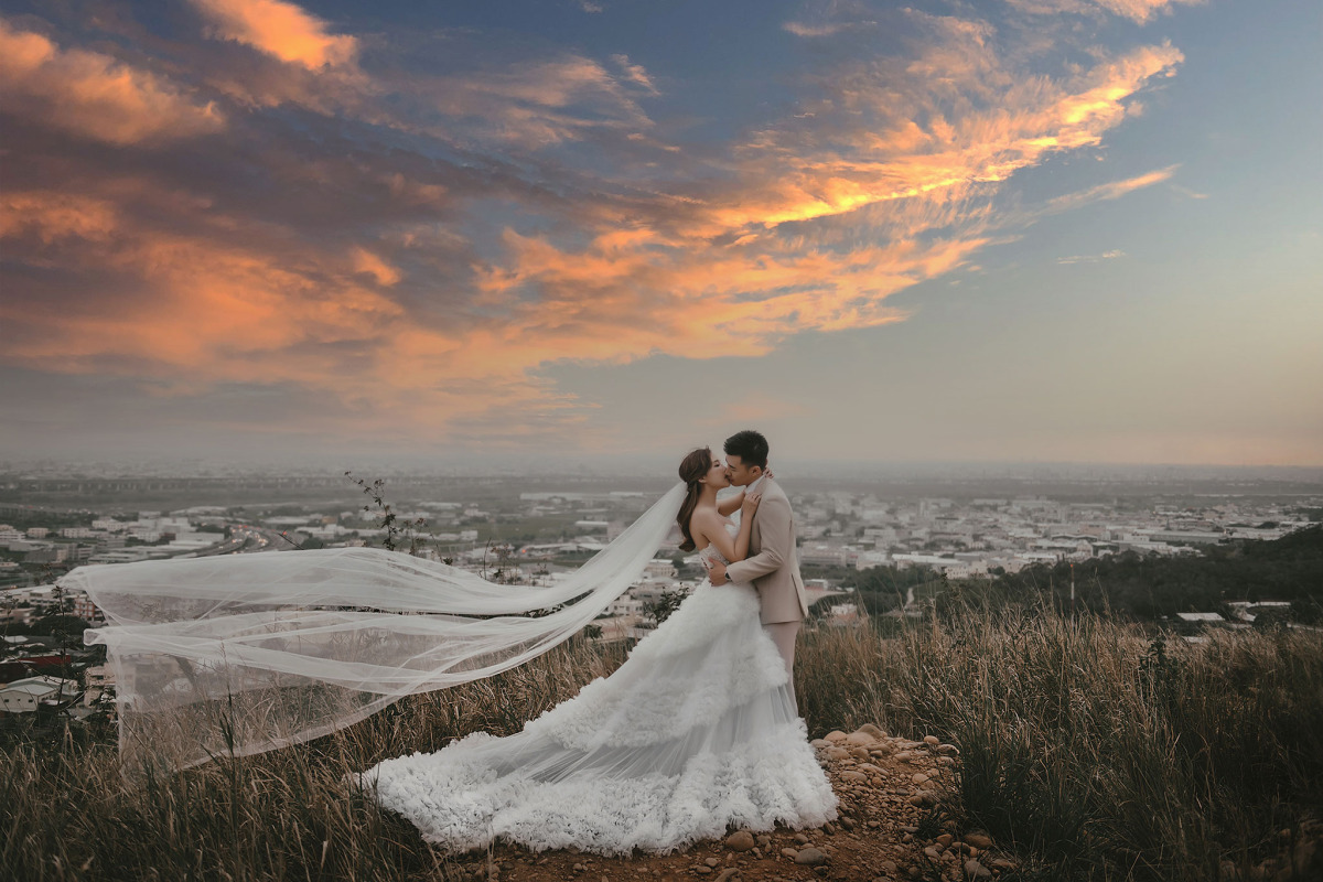 中式婚紗、台中婚紗店、台中婚紗推薦、婚紗照推薦、華納婚紗評價