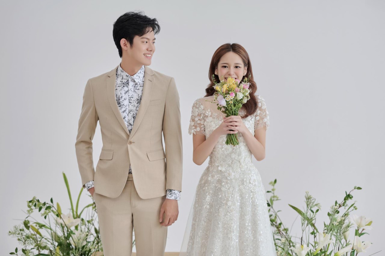 韓式婚紗照,韓風婚紗,韓系婚紗,室內棚拍婚紗照,桃園婚紗推薦