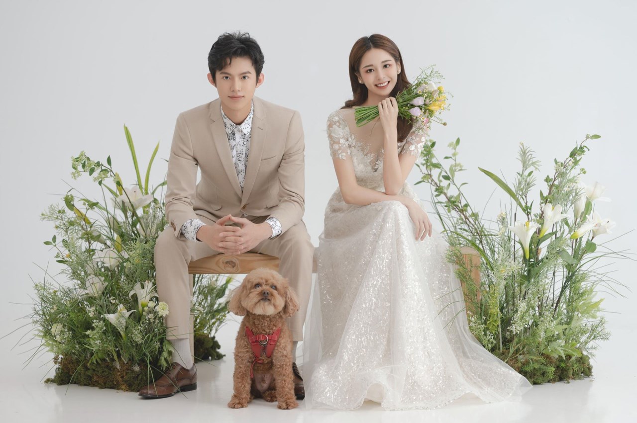 韓式婚紗照,韓風婚紗,韓系婚紗,室內棚拍婚紗照,桃園婚紗推薦