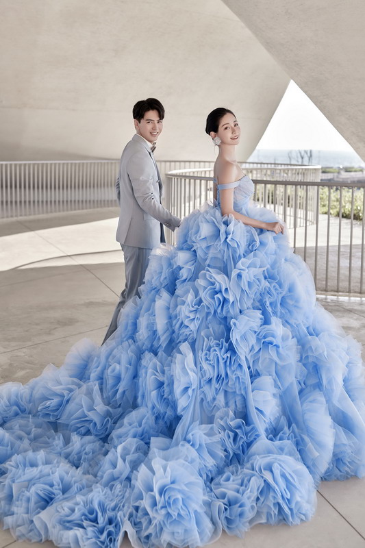 自然浪漫婚紗照